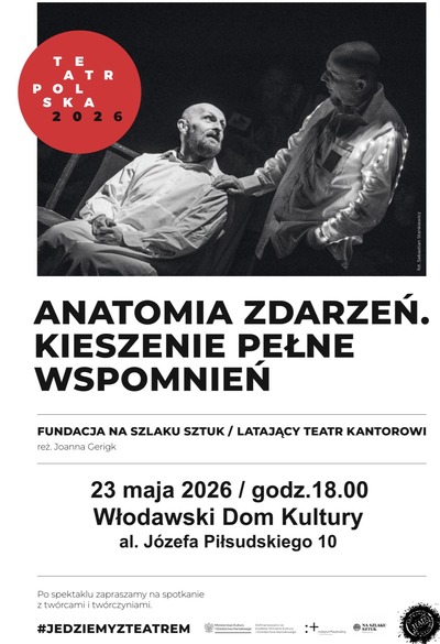 Plakat wydarzenia:  ANATOMIA ZDARZEŃ. Kieszenie pełne wspomnień - Teatr Polska 